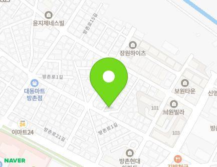 97 Bangchon-ro 1-gil, Dong-gu, Daegu, Republic of Korea Map