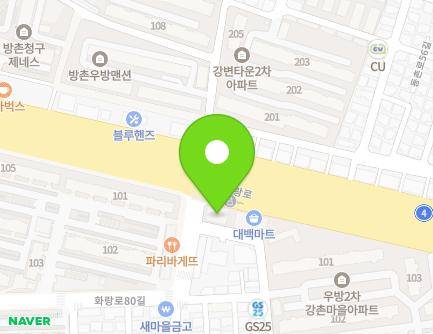 412 Hwarang-ro, Dong-gu, Daegu, Republic of Korea Map