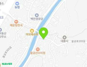 36-1 Palgong-ro 207-gil, Dong-gu, Daegu, Republic of Korea Map