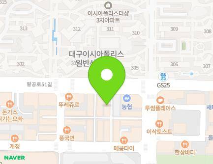 21 Palgong-ro 51-gil, Dong-gu, Daegu, Republic of Korea Map