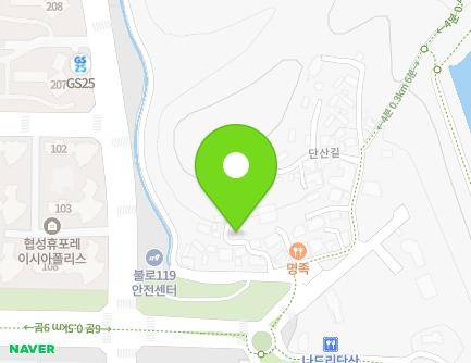 7-3 Dansan-gil, Dong-gu, Daegu, Republic of Korea Map
