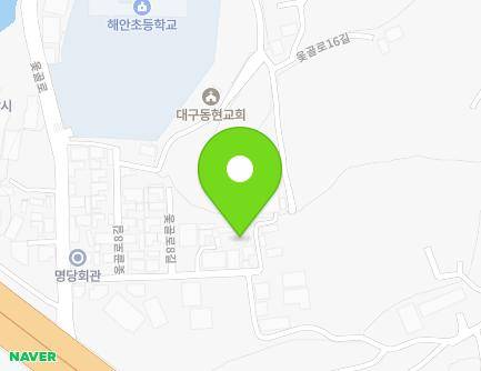 15-3 Otgol-ro 8-gil, Dong-gu, Daegu, Republic of Korea Map