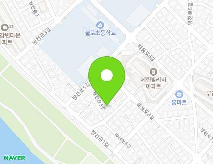 29-9 Bangcheon-ro 5-gil, Dong-gu, Daegu, Republic of Korea Map