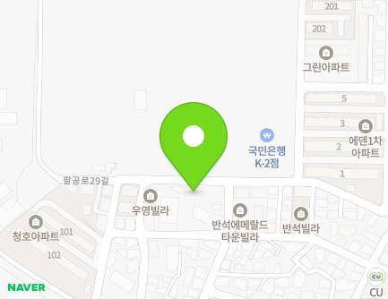 31 Palgong-ro 29-gil, Dong-gu, Daegu, Republic of Korea Map