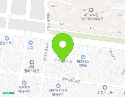 8-5 Banyawol-ro 34-gil, Dong-gu, Daegu, Republic of Korea Map