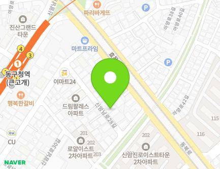 80-17 Sinamnam-ro 28-gil, Dong-gu, Daegu, Republic of Korea Map
