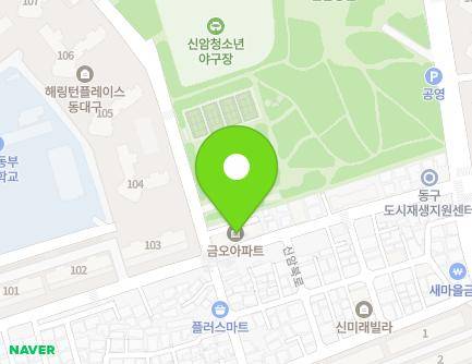 6 Sinambuk-ro 11-gil, Dong-gu, Daegu, Republic of Korea Map