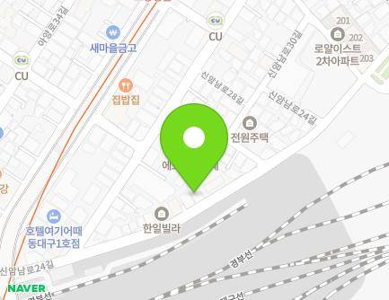 49 Sinamnam-ro 24-gil, Dong-gu, Daegu, Republic of Korea Map