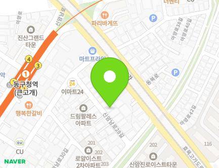 80-13 Sinamnam-ro 28-gil, Dong-gu, Daegu, Republic of Korea Map