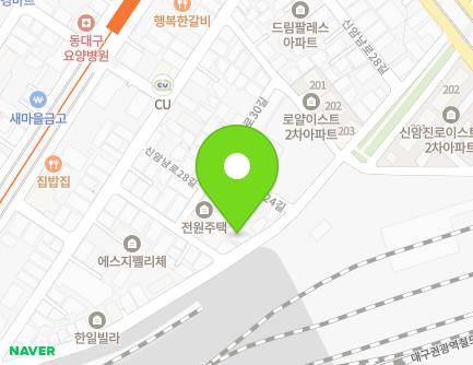 69 Sinamnam-ro 24-gil, Dong-gu, Daegu, Republic of Korea Map