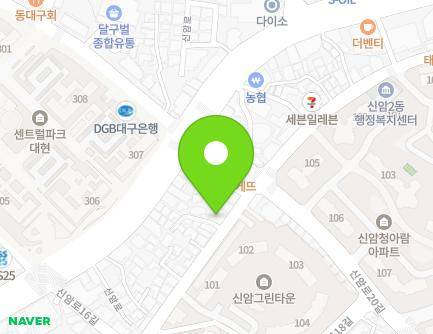 37 Sinseong-ro, Dong-gu, Daegu, Republic of Korea Map
