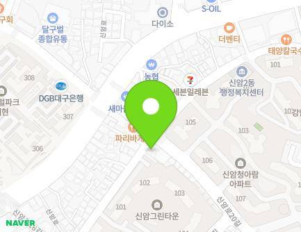16 Sinam-ro 20-gil, Dong-gu, Daegu, Republic of Korea Map