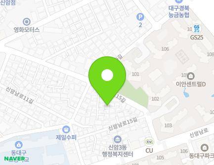 33-5 Sinamnam-ro 15-gil, Dong-gu, Daegu, Republic of Korea Map