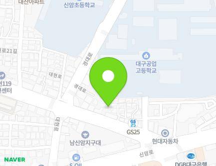 125-3 Daehyeon-ro, Dong-gu, Daegu, Republic of Korea Map