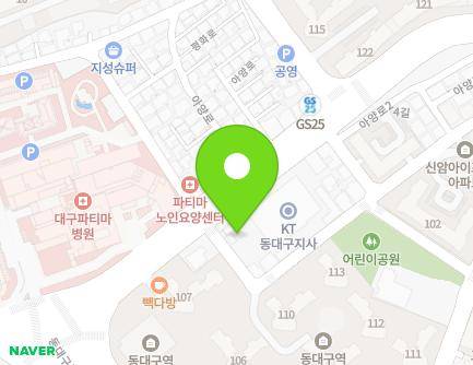 1 Ayang-ro 22-gil, Dong-gu, Daegu, Republic of Korea Map
