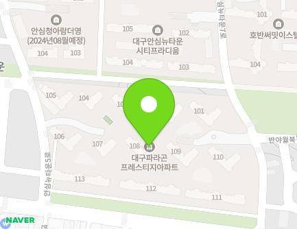 13 Ansimnewtown 7-ro, Dong-gu, Daegu, Republic of Korea Map