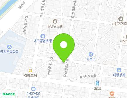 56 Banyawol-ro 18-gil, Dong-gu, Daegu, Republic of Korea Map