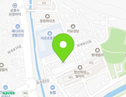 54-12 Pagye-ro 6-gil, Dong-gu, Daegu, Republic of Korea Map