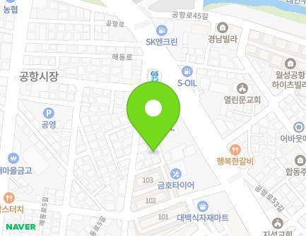 19-10 Gonghang-ro 50-gil, Dong-gu, Daegu, Republic of Korea Map