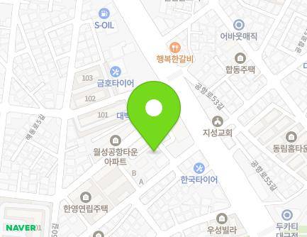 6-1 Gonghang-ro 52-gil, Dong-gu, Daegu, Republic of Korea Map