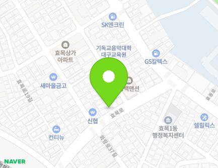 105 Hyomok-ro, Dong-gu, Daegu, Republic of Korea Map