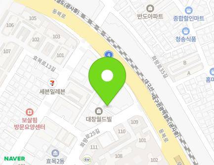 59-2 Hwarang-ro 25-gil, Dong-gu, Daegu, Republic of Korea Map