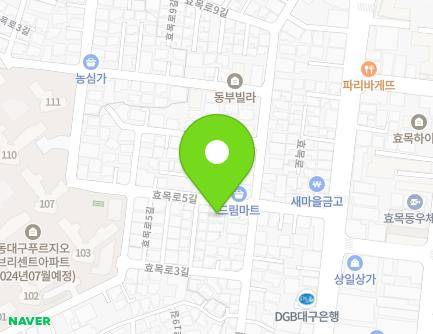 21 Hyomok-ro 5-gil, Dong-gu, Daegu, Republic of Korea Map
