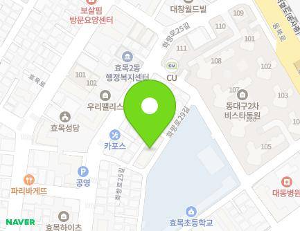 51 Hwarang-ro 29-gil, Dong-gu, Daegu, Republic of Korea Map