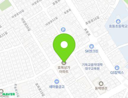 13 Hyodong-ro 15-gil, Dong-gu, Daegu, Republic of Korea Map