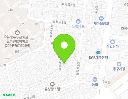 102-2 Hwarang-ro 19-gil, Dong-gu, Daegu, Republic of Korea Map