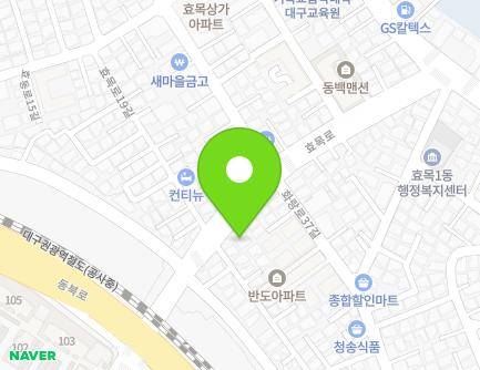 96 Hyomok-ro, Dong-gu, Daegu, Republic of Korea Map