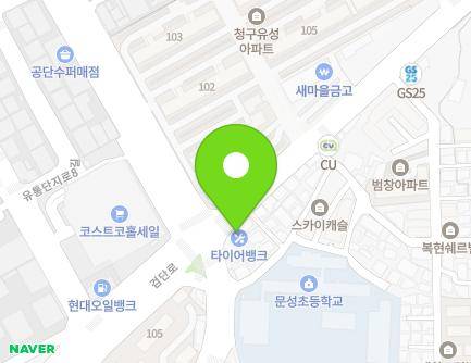 104 Geomdan-ro, Buk-gu, Daegu, Republic of Korea Map