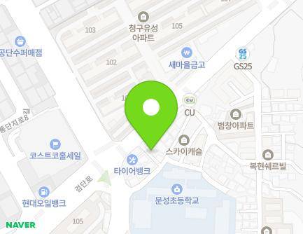 106-5 Geomdan-ro, Buk-gu, Daegu, Republic of Korea Map