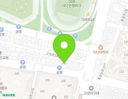 67-4 Chilseongnam-ro, Buk-gu, Daegu, Republic of Korea Map