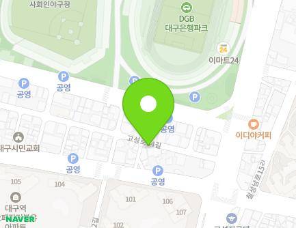 80 Goseong-ro 34-gil, Buk-gu, Daegu, Republic of Korea Map