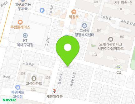 6-4 Goseong-ro 32-gil, Buk-gu, Daegu, Republic of Korea Map