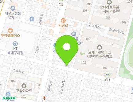 159-2 Goseong-ro, Buk-gu, Daegu, Republic of Korea Map
