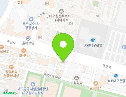 108 Oksan-ro, Buk-gu, Daegu, Republic of Korea Map