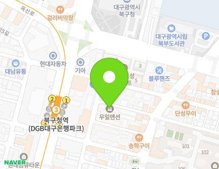 43-25 Goseongbuk-ro, Buk-gu, Daegu, Republic of Korea Map