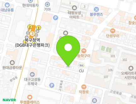 31-10 Goseongbuk-ro, Buk-gu, Daegu, Republic of Korea Map