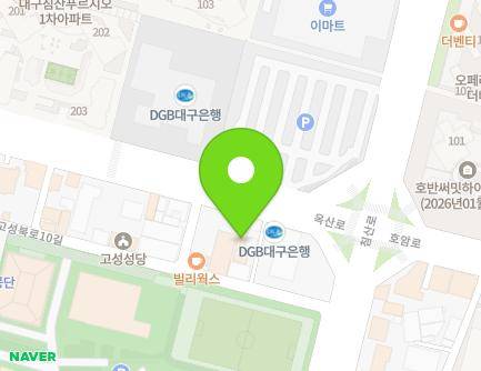 126-6 Oksan-ro, Buk-gu, Daegu, Republic of Korea Map