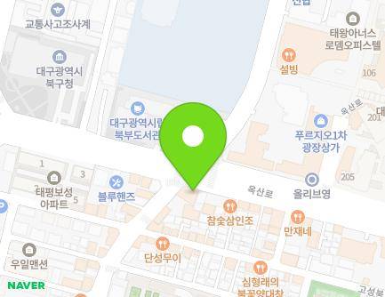 82 Oksan-ro, Buk-gu, Daegu, Republic of Korea Map