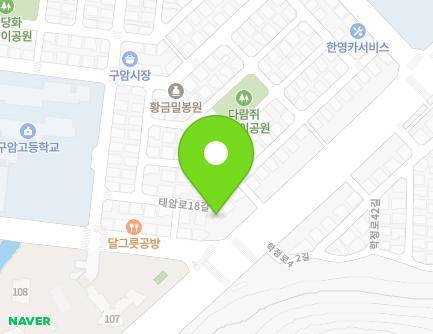 23 Taeam-ro 18-gil, Buk-gu, Daegu, Republic of Korea Map