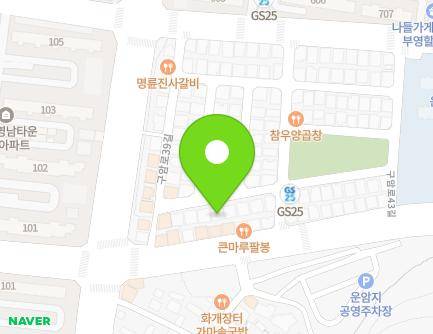 6-10 Guam-ro 39-gil, Buk-gu, Daegu, Republic of Korea Map