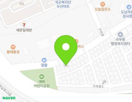 168 Guri-ro, Buk-gu, Daegu, Republic of Korea Map