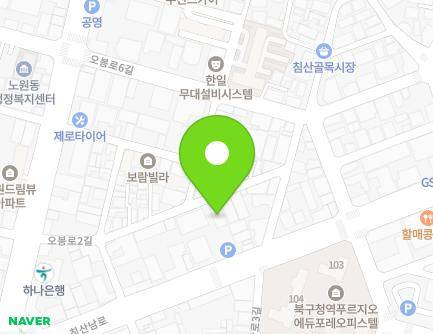 18-1 Obong-ro 2-gil, Buk-gu, Daegu, Republic of Korea Map