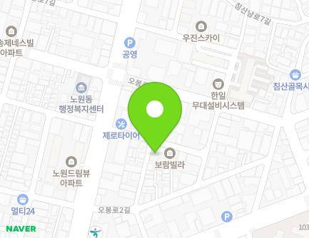 22-14 Obong-ro, Buk-gu, Daegu, Republic of Korea Map