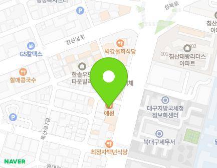 119 Wondae-ro, Buk-gu, Daegu, Republic of Korea Map