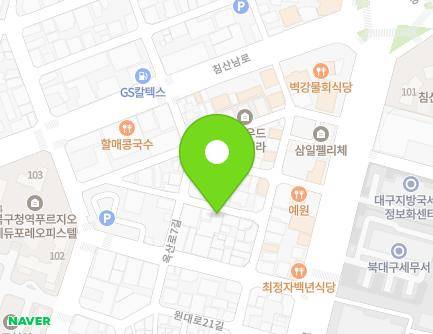 29-9 Oksan-ro 9-gil, Buk-gu, Daegu, Republic of Korea Map