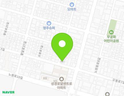 64 Obong-ro 7-gil, Buk-gu, Daegu, Republic of Korea Map